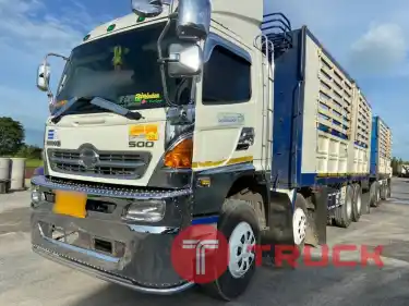 รถพ่วง 20 ล้อ แม่-ลูกไม่ดั้มพ์ 1,590,000 บาท HINO MEGA 380 แรง ปี 53 วิ่ง 426,433