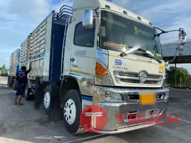 รถพ่วง 20 ล้อ แม่-ลูกไม่ดั้มพ์ 1,590,000 บาท HINO MEGA 380 แรง ปี 53 วิ่ง 426,433