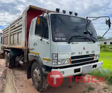 10ล้อ 2 เพลาดั้ม มีระบบลากจูง 785,000 บาท MITSUBISHI FUSO M6-260 แรง จดทะเบียนปี49