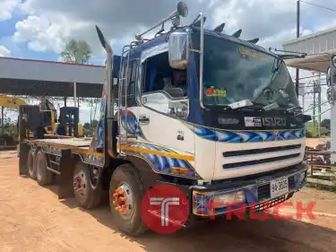 12 ล้อ 2 เพลา ท้ายลาด บันไดไฮโดลิค ISUZU GIGA 360 แรง ปี 52