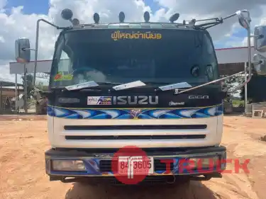 12 ล้อ 2 เพลา ท้ายลาด บันไดไฮโดลิค ISUZU GIGA 360 แรง ปี 52