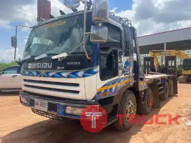 12 ล้อ 2 เพลา ท้ายลาด บันไดไฮโดลิค ISUZU GIGA 360 แรง ปี 52
