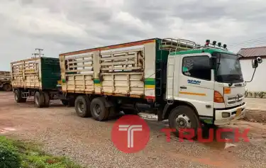 รถพ่วง2 เพลา ไม่ดั้ม 18 ล้อ HINO MEGA 260 แรง ปี 47