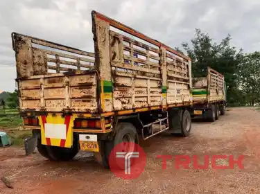 รถพ่วง2 เพลา ไม่ดั้ม 18 ล้อ HINO MEGA 260 แรง ปี 47