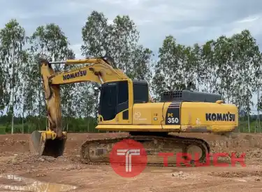 KOMATSU PC350-8 MO กล้องหลัง จอเหลือง ทำงาน 13,494 ชั่วโมง แท้ ๆ มือเดียวจาก ศูนย์