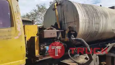 รถสเปรย์ยางถังนอกแท้ 6 ตัน ระบบพร้อมใช้ Hino FD165 เครื่อง HO6C-Turbo - 205 แรง