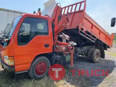 ขายรถบรรทุก หกล้อดัมพ์ติดเครน3ตัน ยี่ห้อ ISUZU รุ่น NKR 130 เทอโบ