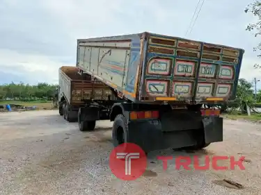 รถพ่วง2 เพลา ดั้ม 18 ล้อ HINO MEGA 260 แรง ปี 50