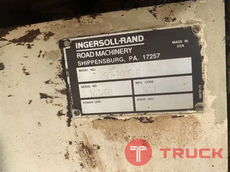 รถบด 10 ตัน 2 เพลา (แถมเปลือกหนาม) 595,000 บาท INGERSOLL SD100D