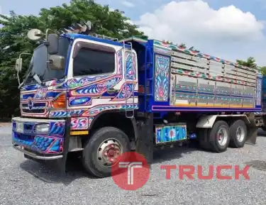 10 ล้อดั้ม HINO MEGA S500-344 ปี 56 ดั้ม อู่ ST