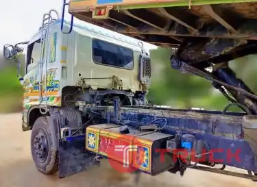 รถพ่วง2 เพลา ดั้ม 18 ล้อ 1,290,000 บาท HINO MEGA 260 แรง ปี 50