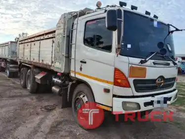 รถพ่วง2 เพลา ดั้ม 18 ล้อ 1,290,000 บาท HINO MEGA 260 แรง ปี 50 เดิม ๆ ดูดี