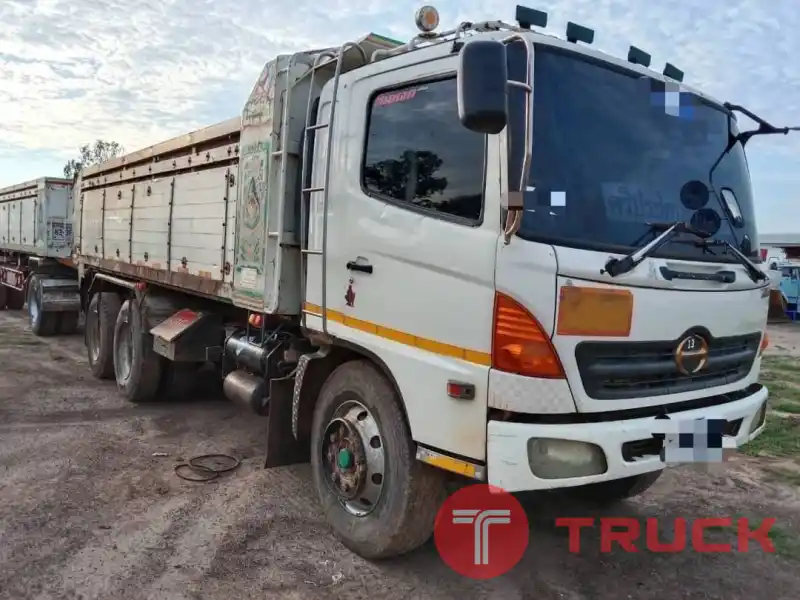 รถพ่วง2 เพลา ดั้ม 18 ล้อ HINO MEGA 260 แรง ปี 50