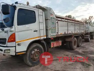 รถพ่วง2 เพลา ดั้ม 18 ล้อ HINO MEGA 260 แรง ปี 50