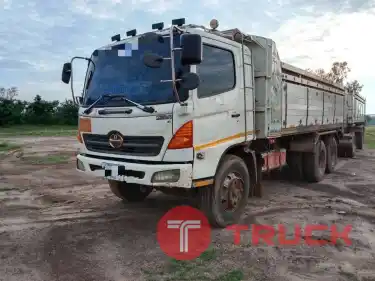 รถพ่วง2 เพลา ดั้ม 18 ล้อ HINO MEGA 260 แรง ปี 50