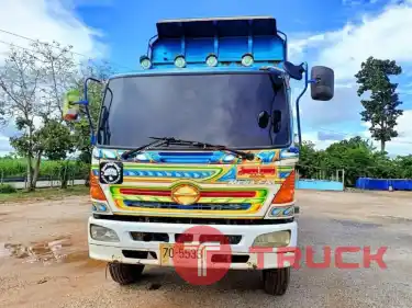 รถพ่วง2 เพลา ดั้ม 18 ล้อ HINO MEGA 260 แรง ปี 50