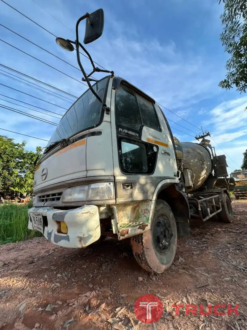 รถโม่ปูน 3.5 คิว HINO KM505-168 แรง เครื่อง EH700-168 โม่ตรงพร้อมใช้งาน