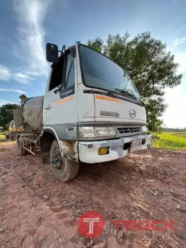 รถโม่ปูน 3.5 คิว HINO KM505-168 แรง เครื่อง EH700-168 โม่ตรงพร้อมใช้งาน