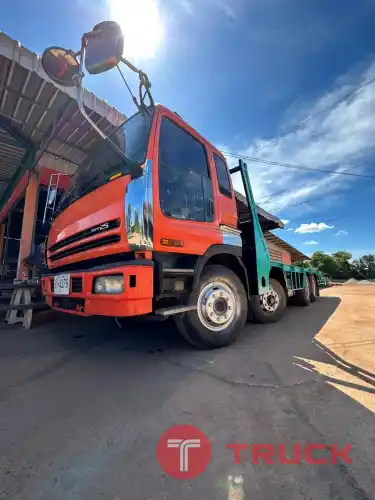 12 ล้อท้ายลาด 2 เพลา ISUZU GIGA 360 แรง หางเหล็กไอบีม ขึ้น 320 ต่อใหม่ พื้นที่ใช้สอย 7.20 เมตร