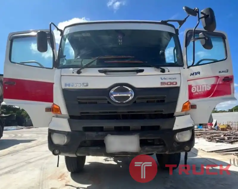 10 ล้อโม่ปูน 7 Q สภายสวยมาก HINO VICTOR 344 ปี 59 วิ่ง 26x,xxx Km โม่ตรง ยี่ห้อ KBP สวยทน