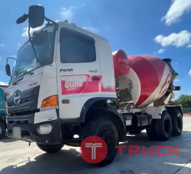 10 ล้อโม่ปูน 7 Q สภายสวยมาก HINO VICTOR 344 ปี 59 วิ่ง 26x,xxx Km โม่ตรง ยี่ห้อ KBP สวยทน