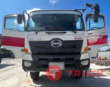 10 ล้อโม่ปูน 7 Q สภายสวยมาก HINO VICTOR 344 ปี 59 วิ่ง 26x,xxx Km โม่ตรง ยี่ห้อ KBP สวยทน