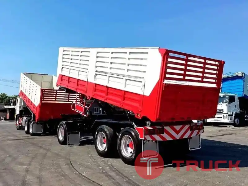 รถพ่วงดั้ม 24 ล้อ HINO MEGA S500-380 ปี 56