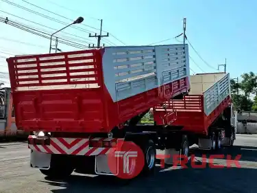 รถพ่วงดั้ม 24 ล้อ HINO MEGA S500-380 ปี 56