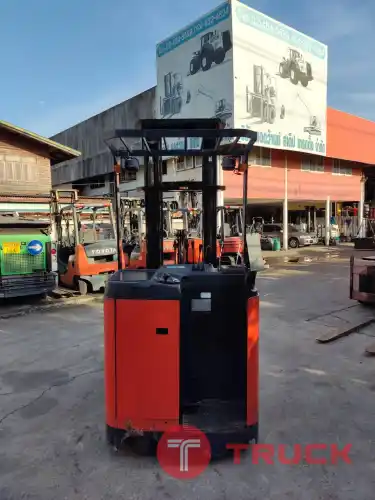 ขายฟอร์คลิฟท์ TOYOTA รถไฟฟ้ายืนขับ รุ่น 7FBR18 ขนาด 1.8 ตัน เสายกสูง 6 เมตร รถมือสองสภาพดี นำเข้าจากญี่ปุ่นราคาไม่แพง