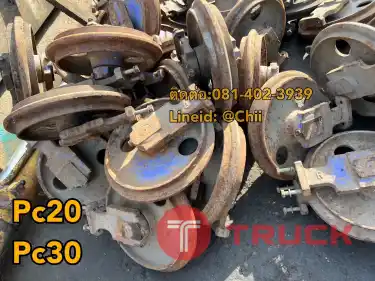 ล้อนำ pc30 komatsu ขายอะไหล่แบคโฮ 0814023939
