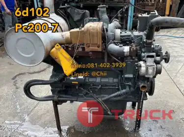 เครื่อง pc200-7 komatsu ขายอะไหล่แบคโฮ 0814023939