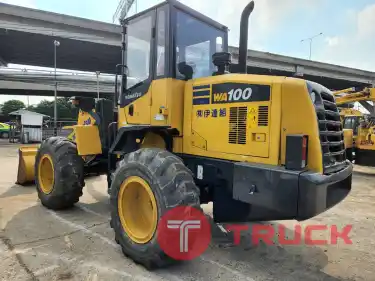 รถตัก KOMATSU WA100-7 คันนี้แขนยาว รถนำเข้าจากญี่ปุ่น ใช้งานมาน้อย ไม่เคยใช้ในไทย