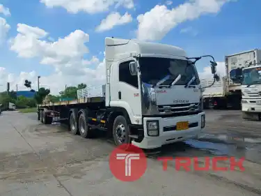 ISUZU 240 แรงม้า เพลาเดียวยกล้อ หาง 2 เพลา