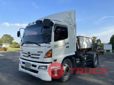 ขายรถหกล้อหัวลาก ยี่ห้อฮีโน่ รุ่นFG8J ปี 56 สีขาว