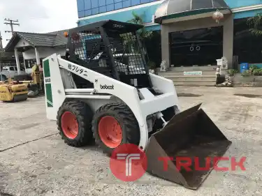 รถตัก BOBCAT 643 พร้อมใช้งาน นำเข้าจากญี่ปุ่น ใช้งานมาน้อยไม่เคยใช้ในไทย