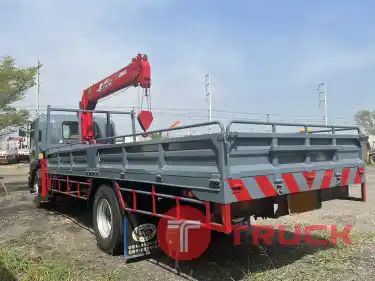 ขายรถบรรทุก6ล้อติดเครน 5ตัน ISUZU FTR ปี 57 สภาพสวยพร้อมใช้