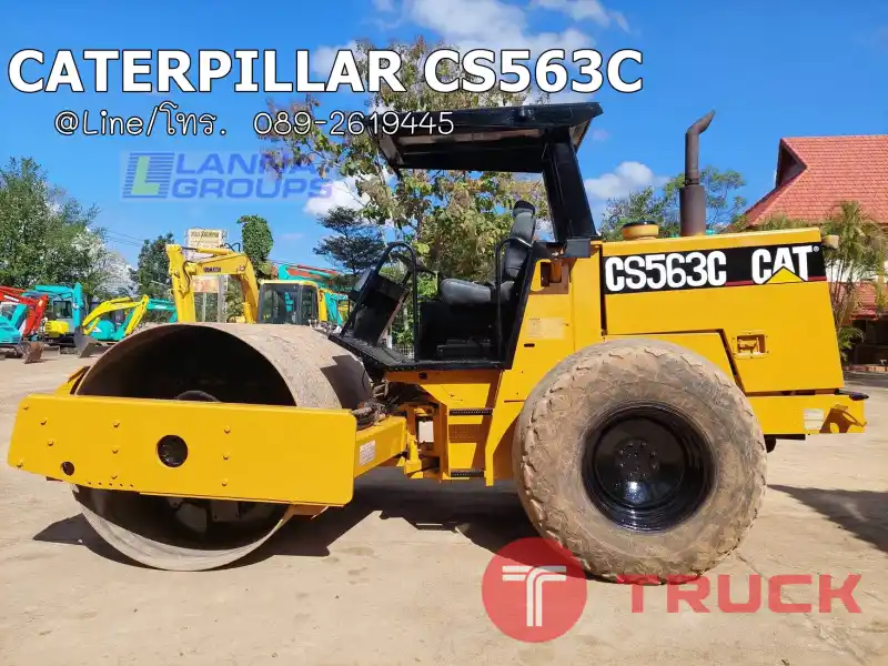 รถบด10ตัน CATERPILLAR CS563C เครื่องยนต์CATERPILLAR 4 TF ,มีเล่มทะเบียนพร้อมชุดโอน