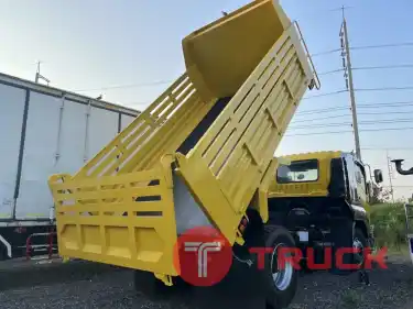 ขายรถบรรทุก6ล้อดัมพ์ ISUZU รุ่นFTR 240แรง สีเหลือง สภาพสวยพร้อมใช้