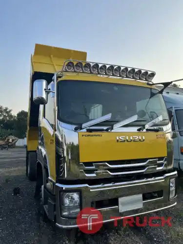 ขายรถบรรทุก6ล้อดัมพ์ ISUZU รุ่นFTR 240แรง สีเหลือง สภาพสวยพร้อมใช้