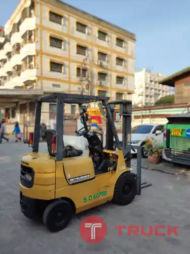 ขายฟอร์คลิฟท์ MITSUBISHI รุ่น KFG9T ขนาด 900 โล เสายกสูง 3 เมตร รถคันเล็กกะทัดรัด เหมาะสำหรับพื้นที่แคบ รถมือสองสภาพดี นำเข้าตรงจากญี่ปุ่น ราคาไม่แพง