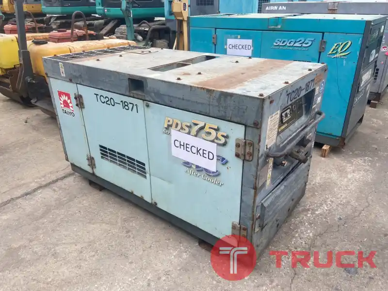 ึ75CFM เครื่องปั๊มลม : Airman PDS75SC ปี2007 จากญี่ปุ่น โทร. 080-6565422 (หนิง)