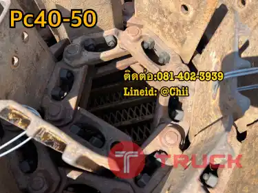 โซ่พร้อมแผ่น pc40 pc50 komatsu ขายอะไหล่แบคโฮ บางนา 0814023939