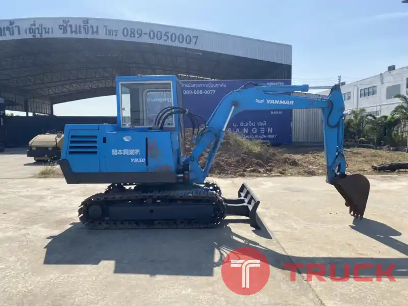 รถขุดมือสองนำเข้าจากญี่ปุ่น YB30 YANMAR พร้อมใช้งาน ชั่วโมงการทำงานน้อย