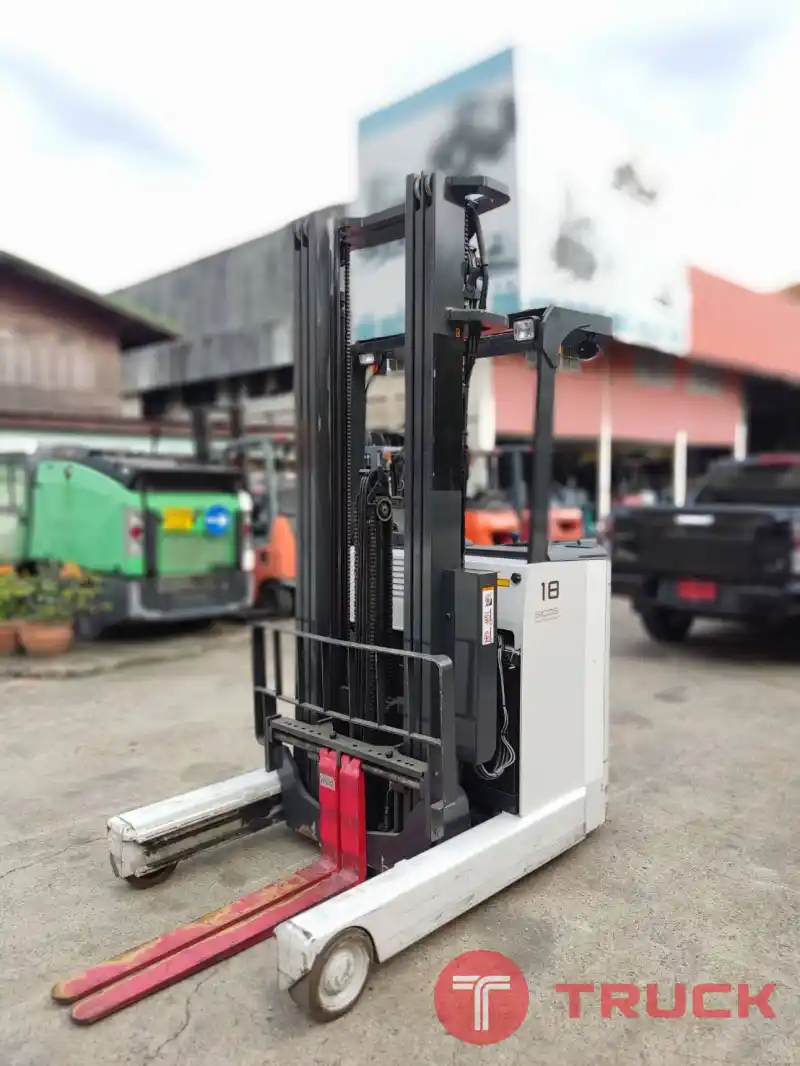 ขายฟอร์คลิฟท์ NICHIYU รถไฟฟ้ายืนขับ รุ่น FBRMW18-80B-600M ขนาด 1.8 ตัน เสา 3 ชัก ยกได้สูง 6 เมตร รถสภาพดี นำเข้าตรงจากญี่ปุ่น ไม่เคยใช้งานในไทย