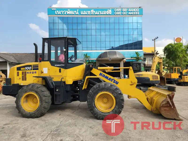 รถตักมือสอง KOMATSU WA100-7 แขนยาว นำเข้าจากญี่ปุ่นพร้อมใช้งาน ชั่วโมงทำงานน้อย รถตักมือสอง KOMATSU WA100-7 แขนยาว นำเข้าจากญี่ปุ่นพร้อมใช้งาน ชั่วโมงทำงานน้อย