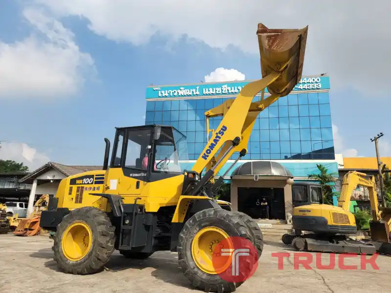รถตักมือสอง KOMATSU WA100-7 แขนยาว นำเข้าจากญี่ปุ่นพร้อมใช้งาน ชั่วโมงทำงานน้อย รถตักมือสอง KOMATSU WA100-7 แขนยาว นำเข้าจากญี่ปุ่นพร้อมใช้งาน ชั่วโมงทำงานน้อย