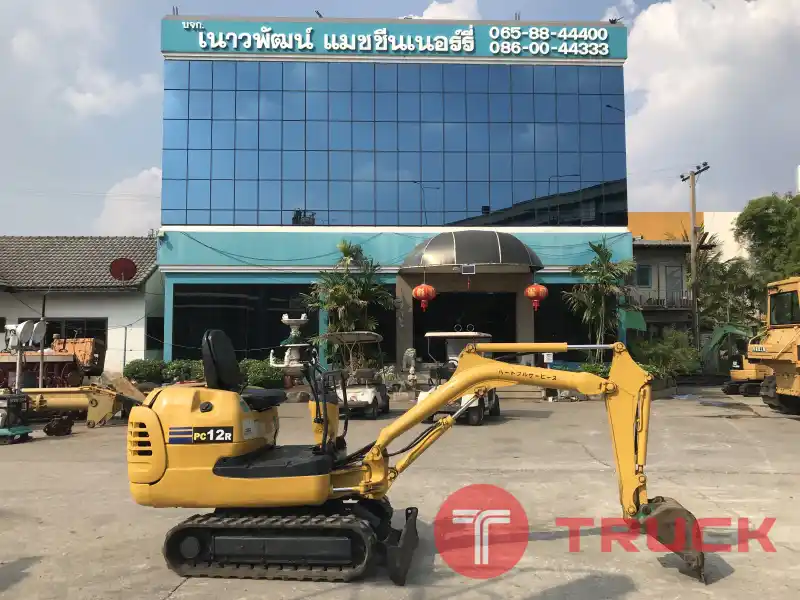 รถขุดมือสอง KOMATSU PC12R-8 นำเข้าจากญี่ปุ่นแท้ทุกคัน พร้อมใช้ง้าน ชั่วโมงการทำงานน้อย