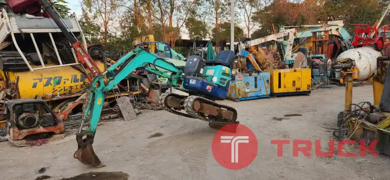 ขาย รถขุด แบคโฮจิ๋ว IHI 8NX ดีเซล 2 สูบ เก่าญี่ปุ่น มีไลน์ไปป์ปิ้ง แทรคเข้า-ออกได้ ขึ้นรถกระบะ