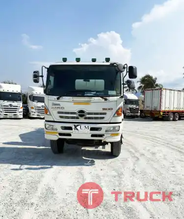 สิบล้อโม่ปูน HINO QDR 500 330 แรงม้า ปี57