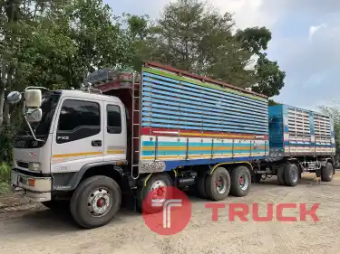รถพ่วงดั๊ม 12 ล้อ แม่ isuzu deca270 *ใส่ของได้ 30 ตันกว่า*